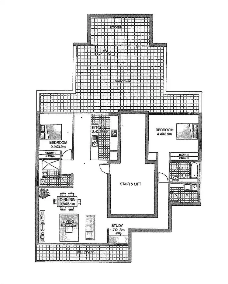 Floorplan of Homely unit listing, Address available on request