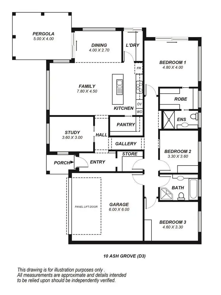 Floorplan of Homely house listing, 10 Ash Grove, Magill SA 5072