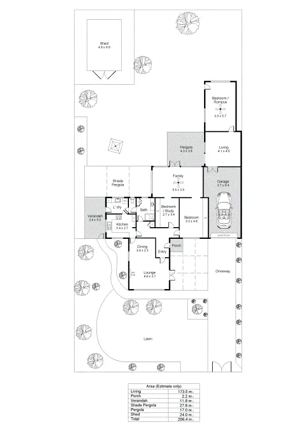 Floorplan of Homely house listing, 14 Downing Street, Hove SA 5048