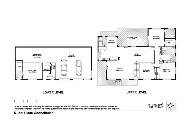 Floorplan of Homely house listing, 5 Joel Place (off Karissa Drive), Goonellabah NSW 2480