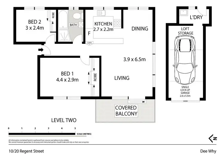 Floorplan of Homely unit listing, 10/20 Regent Street, Dee Why NSW 2099