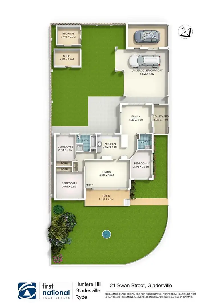 Floorplan of Homely house listing, 21 Swan Street, Gladesville NSW 2111