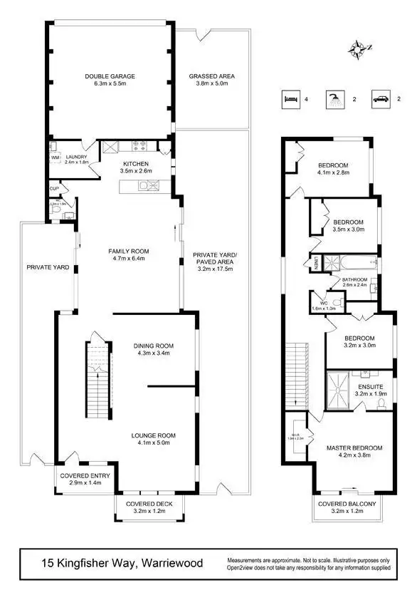 Floorplan of Homely house listing, 15 Kingfisher Way, Warriewood NSW 2102