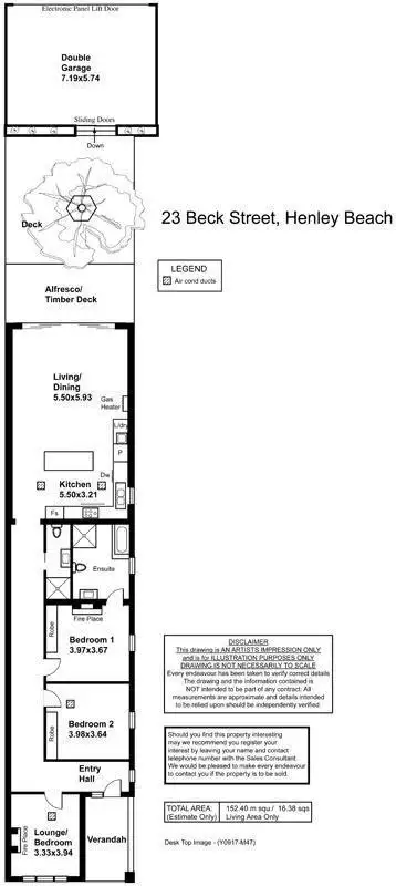 Floorplan of Homely house listing, 23 Beck Street, Henley Beach SA 5022