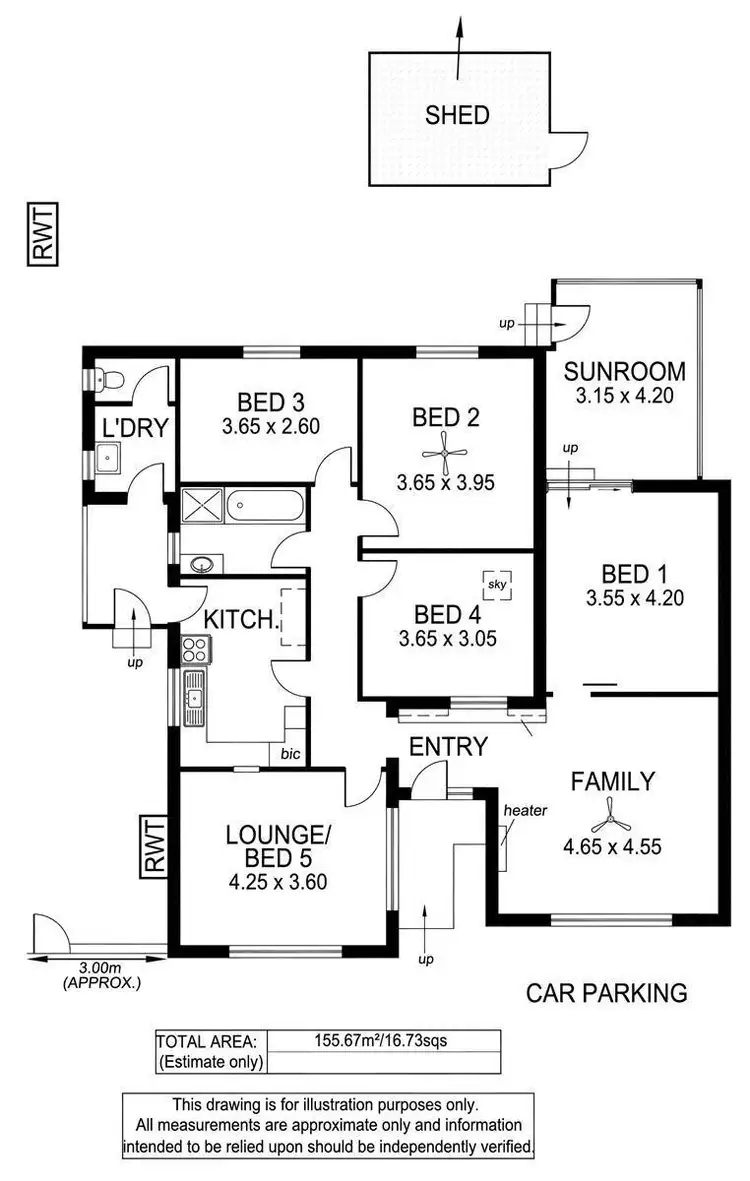 Floorplan of Homely house listing, 78 Acacia Street, Seacliff SA 5049