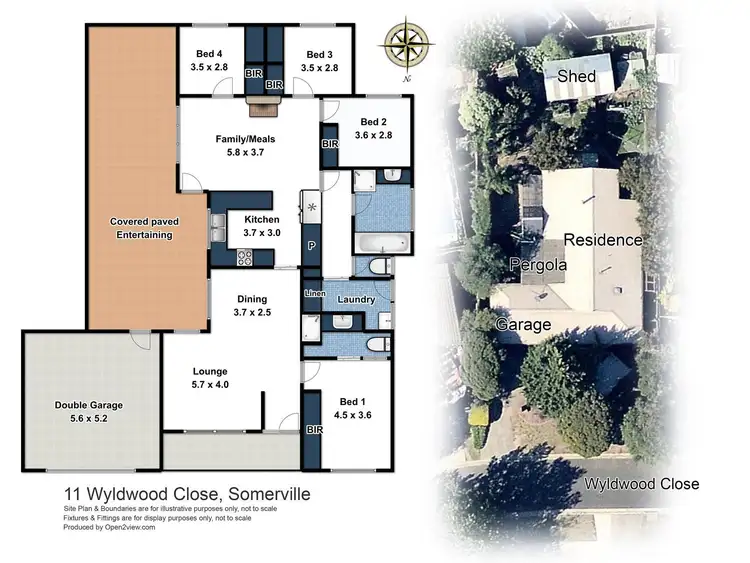 Floorplan of Homely house listing, 11 Wyldwood Close, Somerville VIC 3912