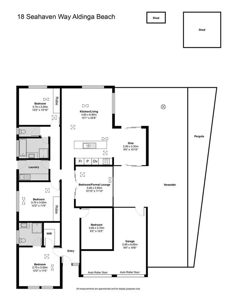 Floorplan of Homely house listing, 18 Seahaven Way, Aldinga Beach SA 5173