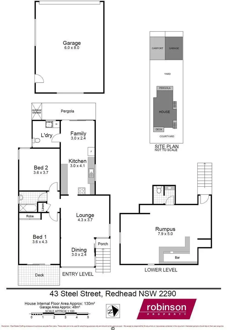 Floorplan of Homely house listing, 43 Steel Street, Redhead NSW 2290