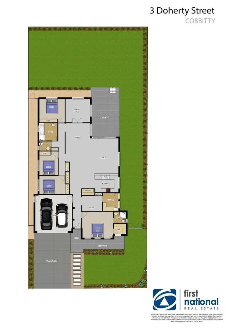 Floorplan of Homely house listing, 3 Doherty Street, Cobbitty NSW 2570