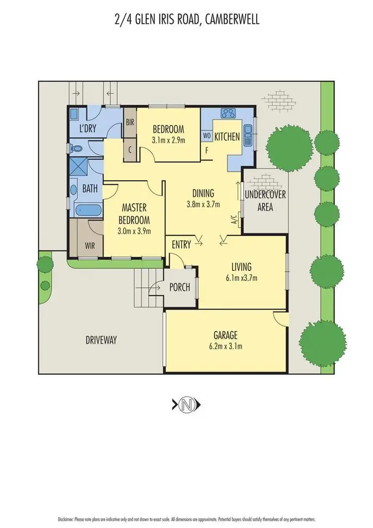 Floorplan of Homely unit listing, 2/4 Glen Iris Road, Camberwell VIC 3124