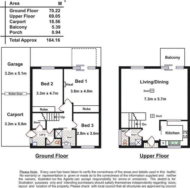 Floorplan of Homely townhouse listing, 2/24 Milton Street, Bedford Park SA 5042