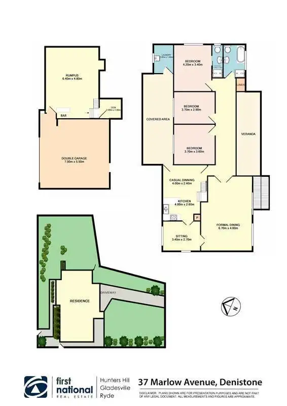 Floorplan of Homely house listing, 37 Marlow Avenue, Denistone NSW 2114