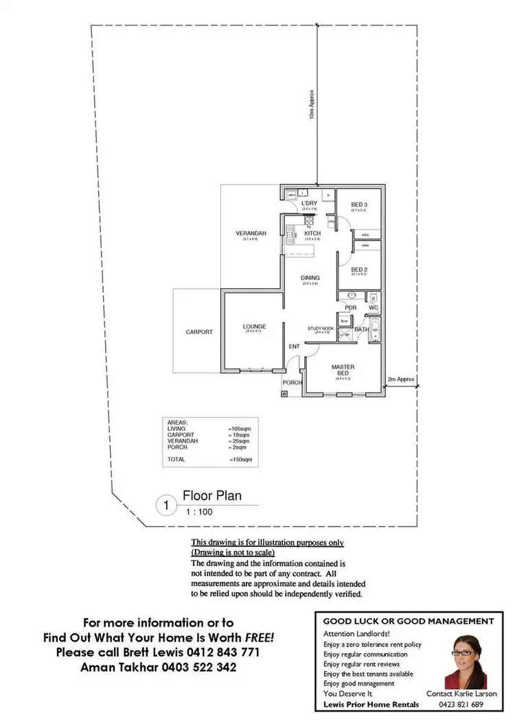 Floorplan of Homely house listing, 4 Scott Court, Woodcroft SA 5162