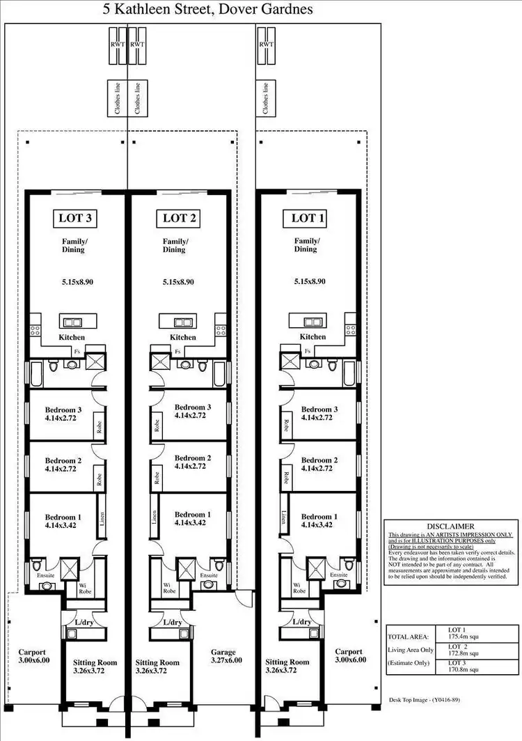 Floorplan of Homely house listing, 5 Kathleen Street, Dover Gardens SA 5048