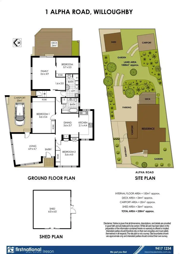 Floorplan of Homely house listing, 1 Alpha Road, Willoughby NSW 2068