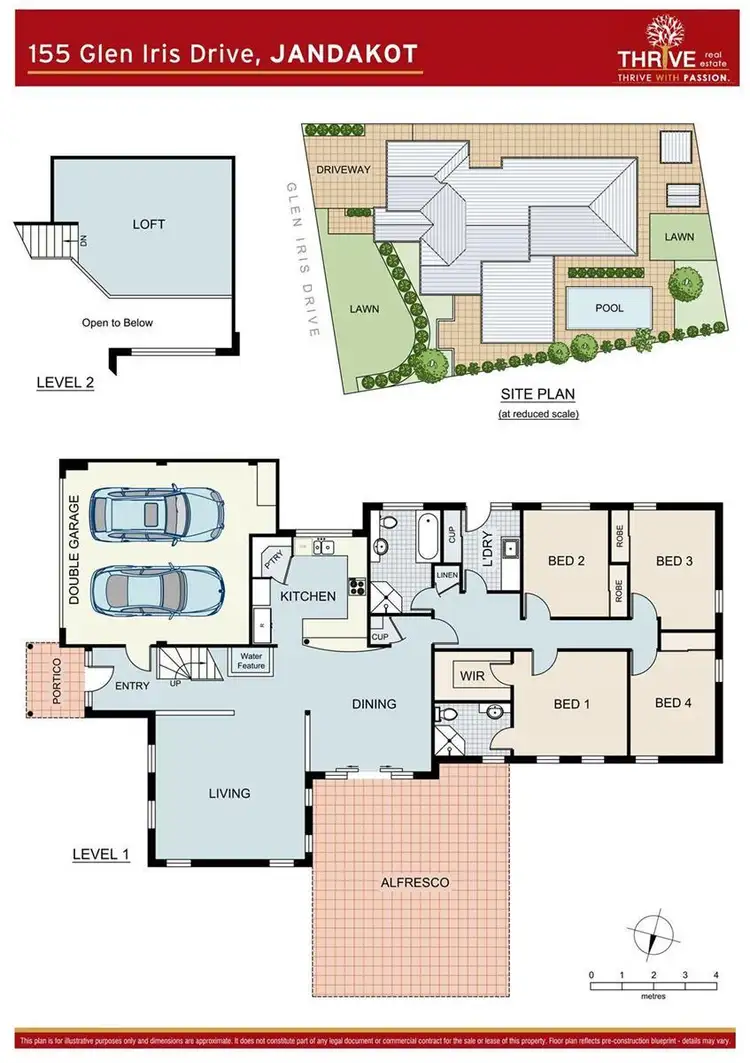Floorplan of Homely house listing, 155 Glen Iris Drive, Jandakot WA 6164