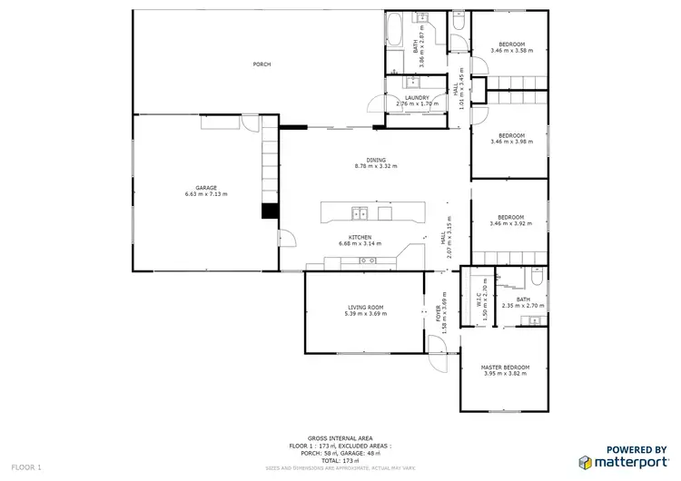 Floorplan of Homely house listing, 6 Rodi Court, Mildura VIC 3500