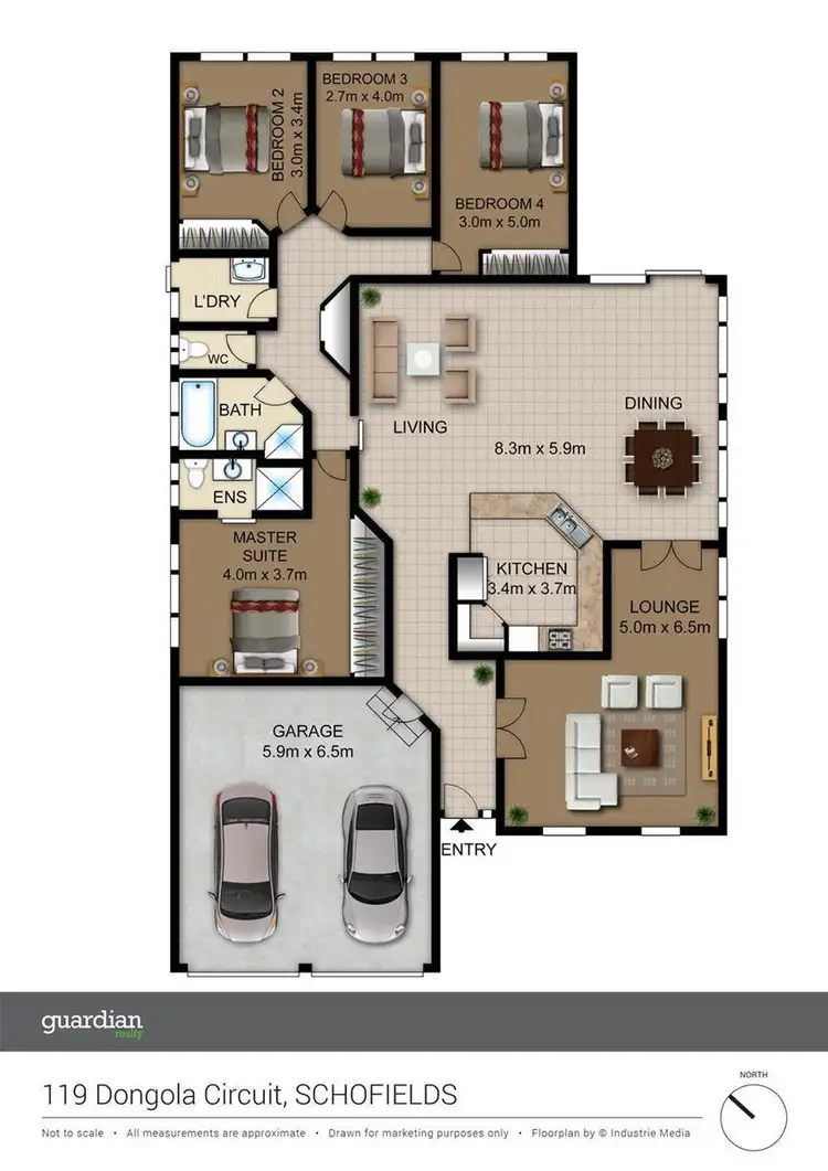 Floorplan of Homely house listing, 119 Dongola Circuit, Schofields NSW 2762