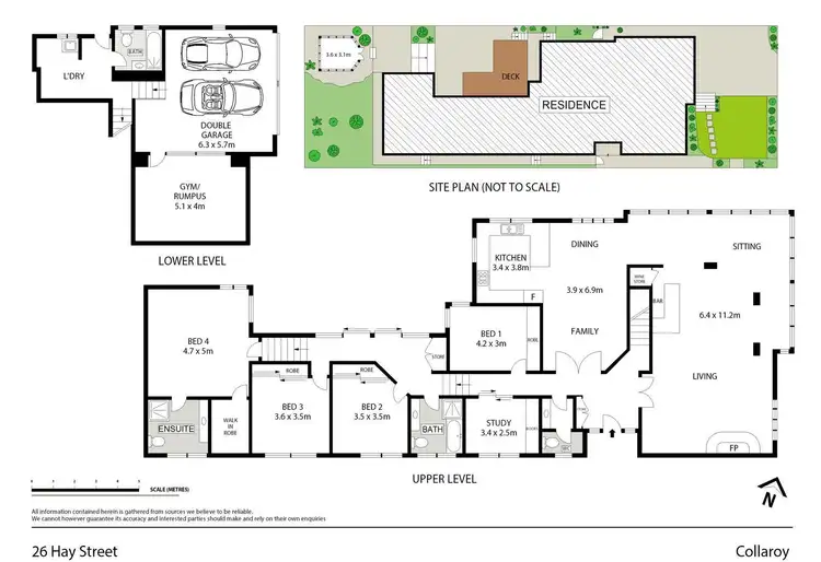 Floorplan of Homely house listing, 26 Hay Street, Collaroy NSW 2097