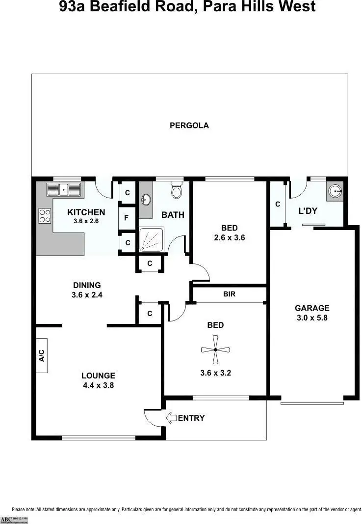 Floorplan of Homely house listing, 93a Beafield Road, Para Hills West SA 5096