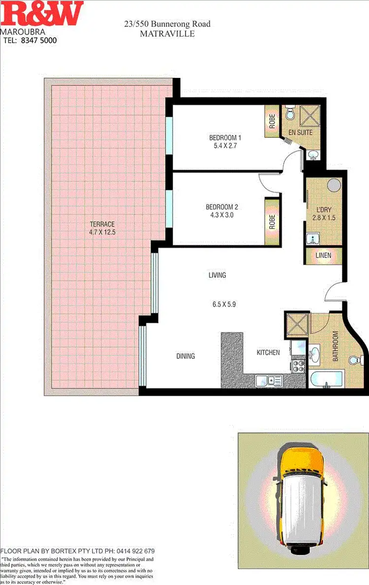 Floorplan of Homely apartment listing, 23/550 Bunnerong Road, Matraville NSW 2036