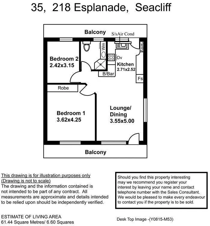 Floorplan of Homely unit listing, 35/218 Esplanade, Seacliff SA 5049