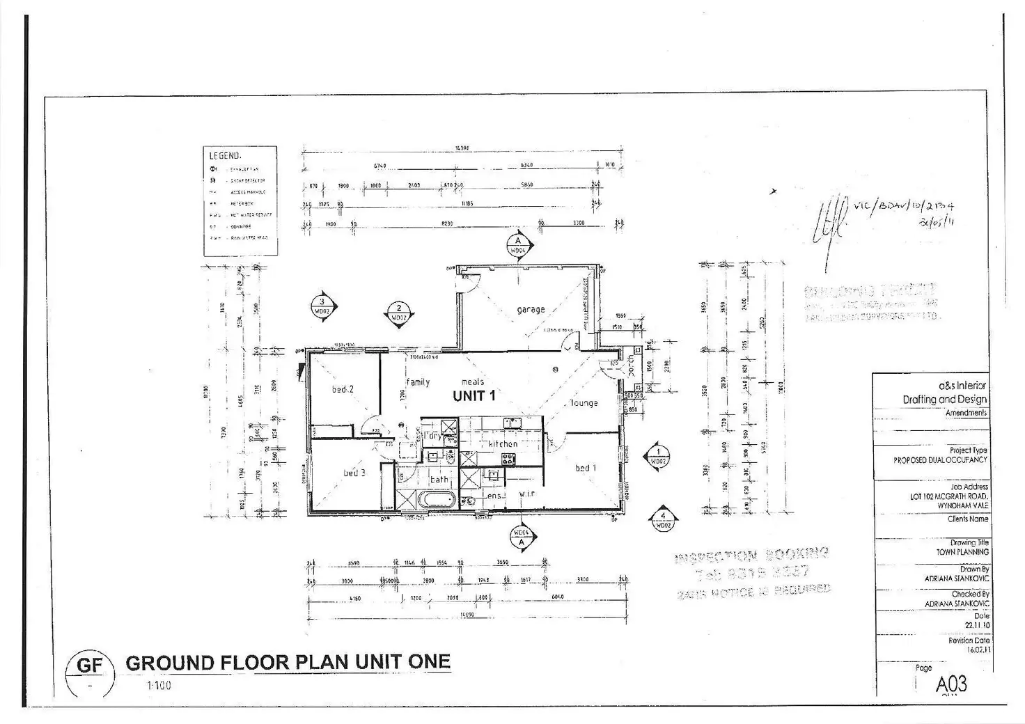 Floorplan of Homely unit listing, 1/461 McGrath Road, Wyndham Vale VIC 3024