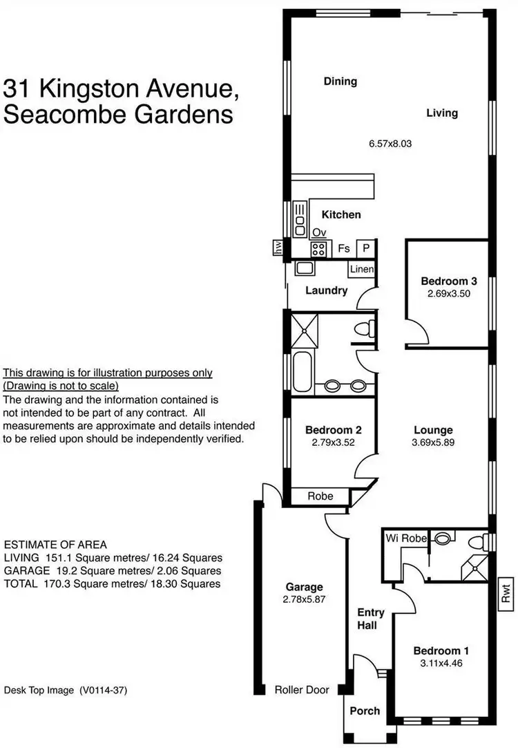 Floorplan of Homely house listing, 31 Kingston Avenue, Seacombe Gardens SA 5047
