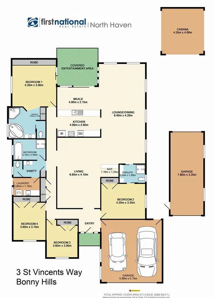 Floorplan of Homely house listing, 3 St Vincents Way, Bonny Hills NSW 2445