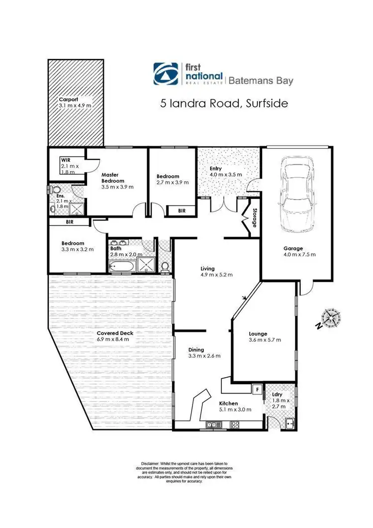 Floorplan of Homely house listing, 5 Iandra Road, Surfside NSW 2536