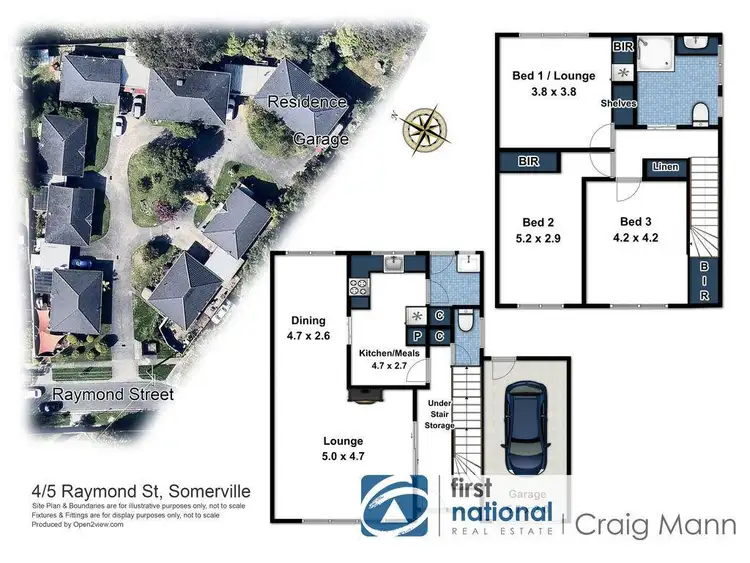 Floorplan of Homely townhouse listing, 4/5 Raymond Street, Somerville VIC 3912