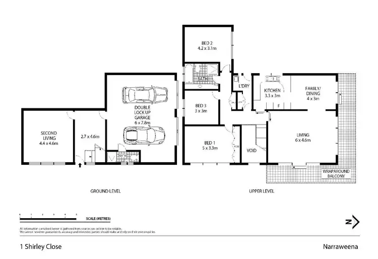 Floorplan of Homely house listing, 1 Shirley Close, Narraweena NSW 2099