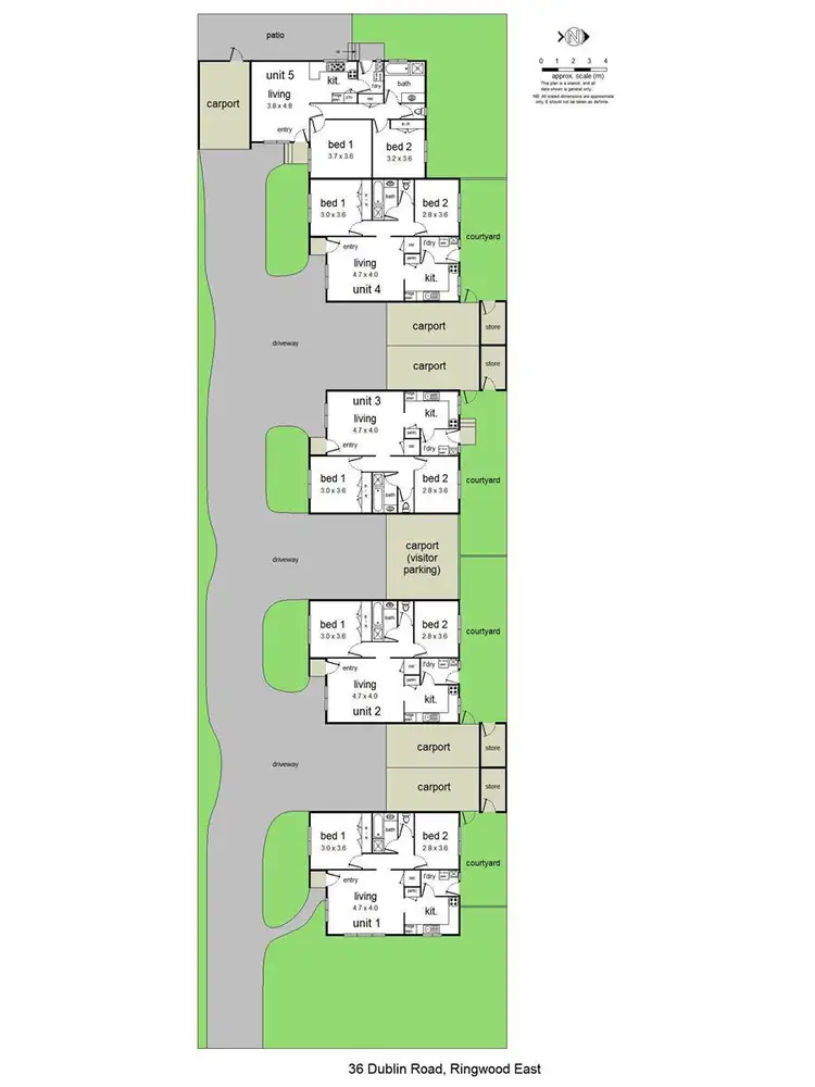 Floorplan of Homely unit listing, 36 Dublin Road, Ringwood VIC 3134
