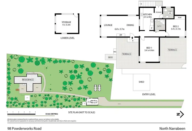 Floorplan of Homely house listing, 98 Powderworks Road, North Narrabeen NSW 2101