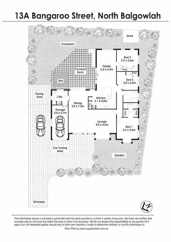 Floorplan of Homely house listing, 13a Bangaroo Street, North Balgowlah NSW 2093