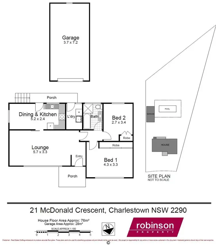 Floorplan of Homely house listing, 21 McDonald Crescent, Charlestown NSW 2290