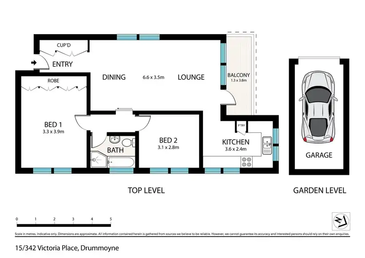 Floorplan of Homely apartment listing, 15/342 Victoria Place, Drummoyne NSW 2047
