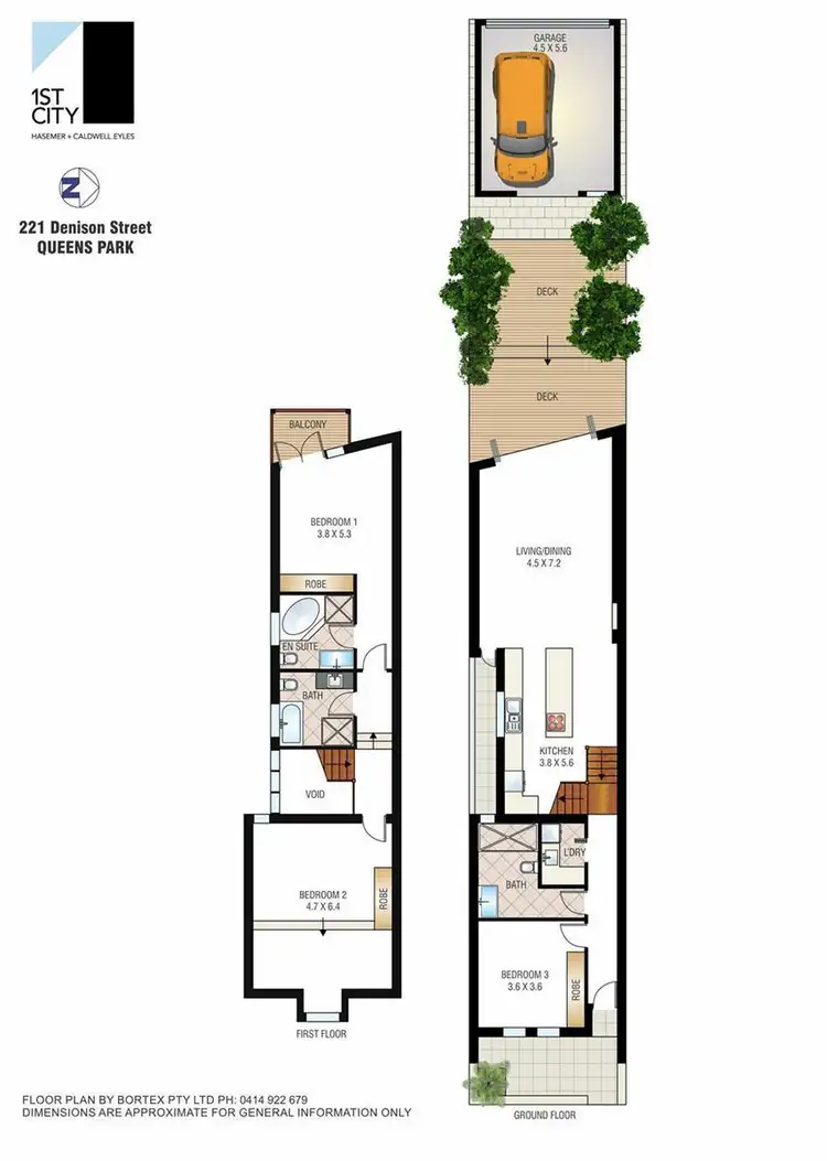 Floorplan of Homely house listing, 221 Denison Street, Queens Park NSW 2022