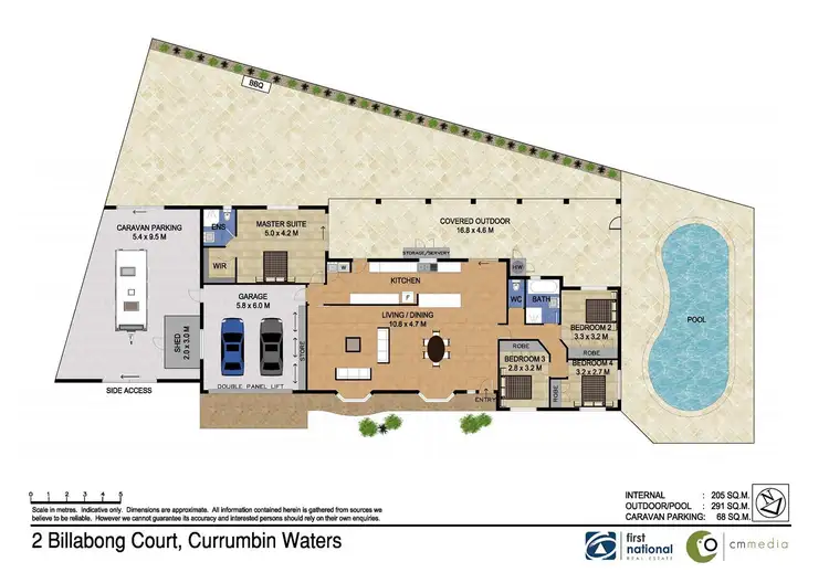 Floorplan of Homely house listing, 2 Billabong Court, Currumbin Waters QLD 4223