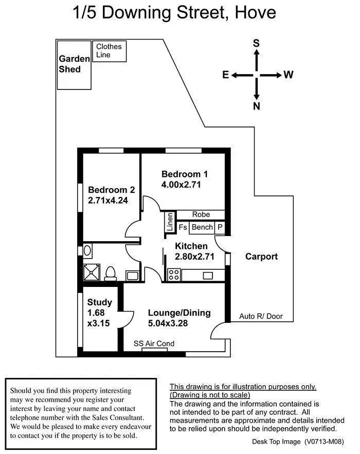 Floorplan of Homely house listing, 1/5 Downing Street, Hove SA 5048