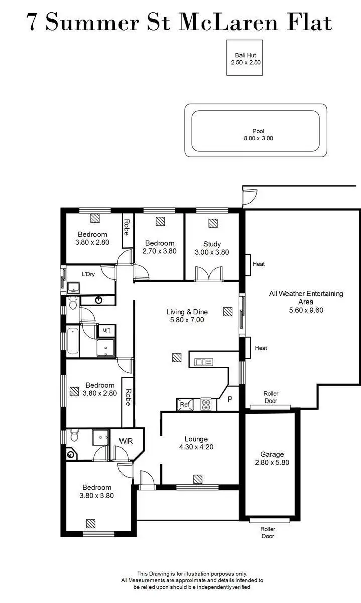 Floorplan of Homely house listing, 7 Summer Street, Mclaren Flat SA 5171