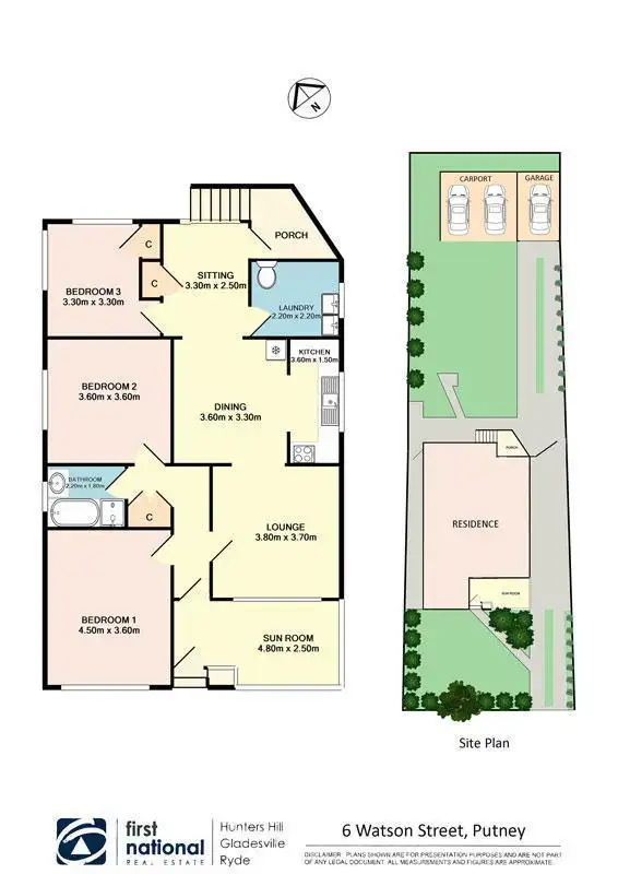 Floorplan of Homely house listing, 6 Watson Street, Putney NSW 2112