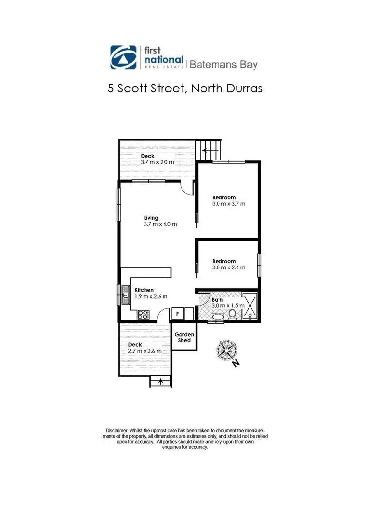 Floorplan of Homely house listing, 5 Scott Street, Durras North NSW 2536