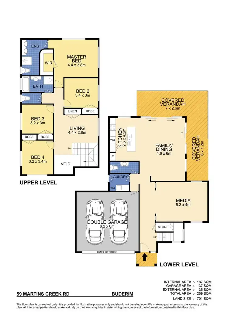 Floorplan of Homely house listing, 59 Martins Creek Road, Buderim QLD 4556