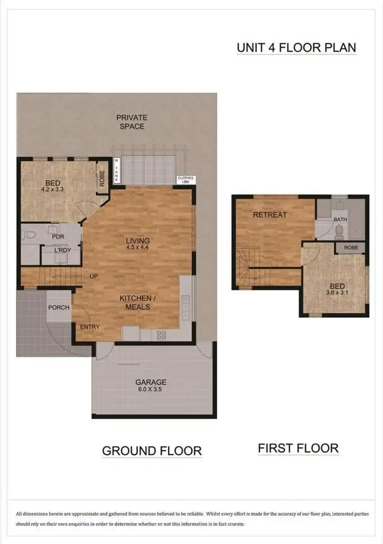 Floorplan of Homely townhouse listing, 336 Station Road, St Albans VIC 3021