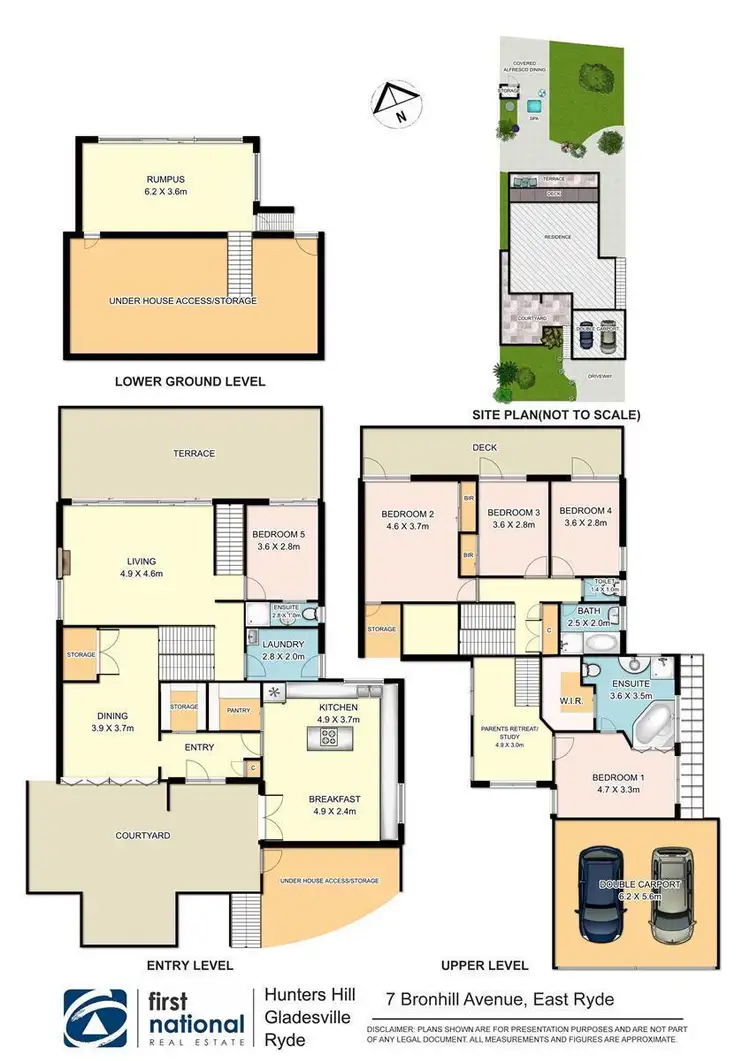 Floorplan of Homely house listing, 7 Bronhill Avenue, East Ryde NSW 2113