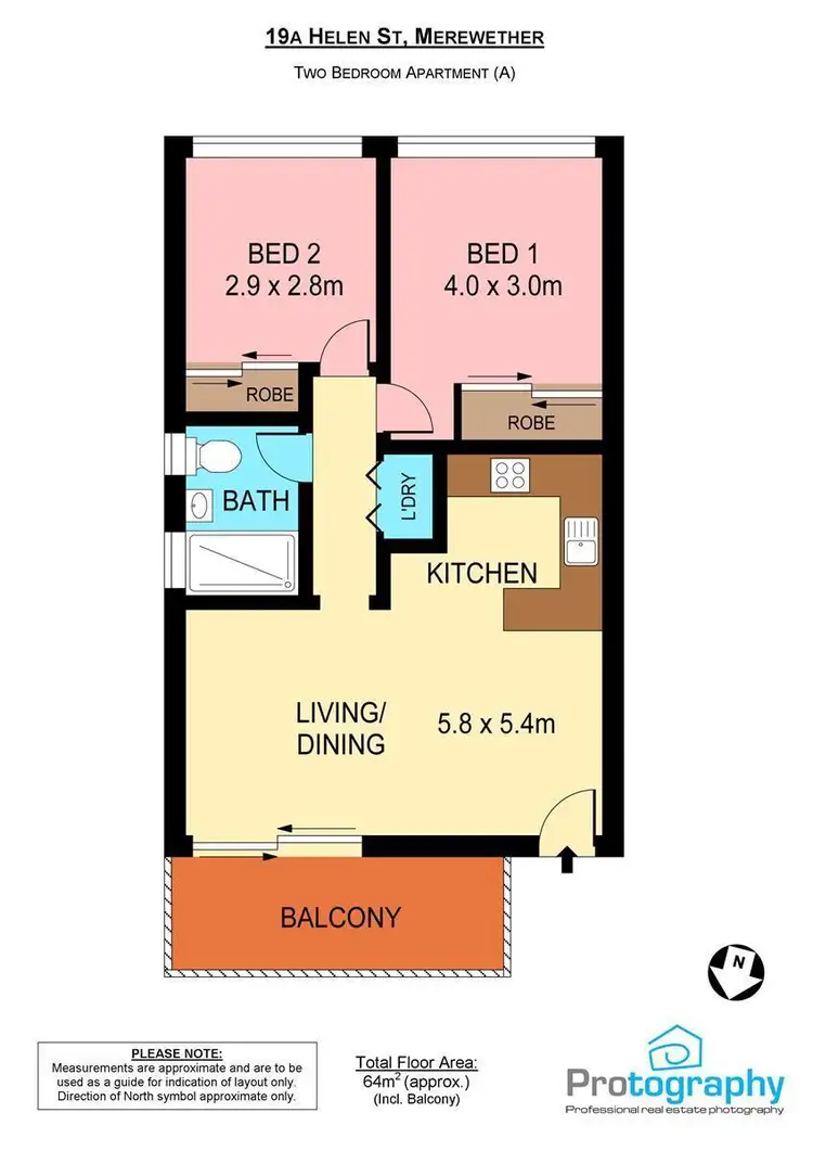 Floorplan of Homely unit listing, 5/19a Helen Street, Merewether NSW 2291