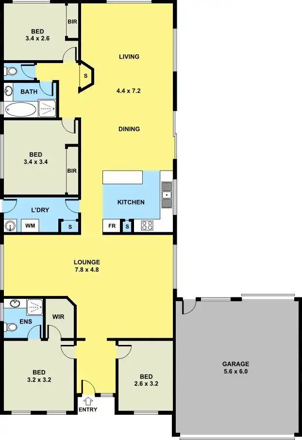 Floorplan of Homely house listing, 10 Lewis Avenue, Burnside VIC 3023