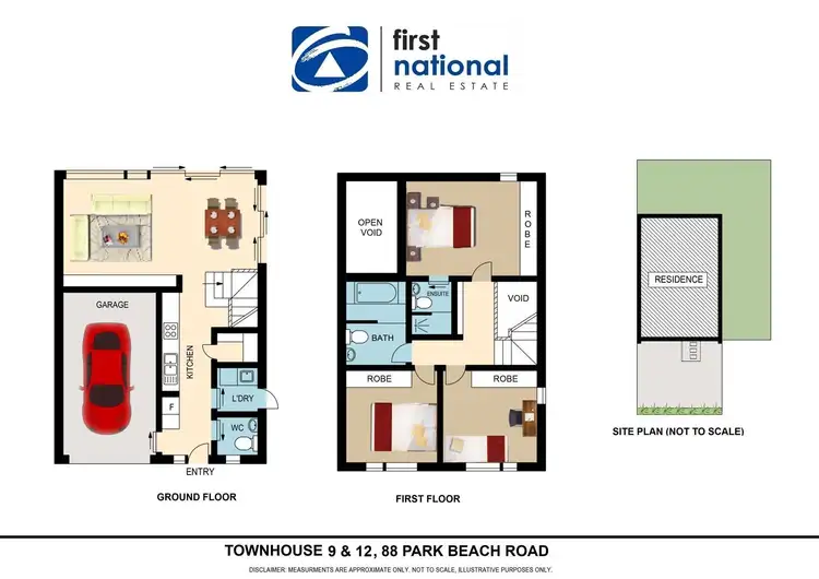 Floorplan of Homely townhouse listing, 12/88-90 Park Beach Road, Coffs Harbour NSW 2450