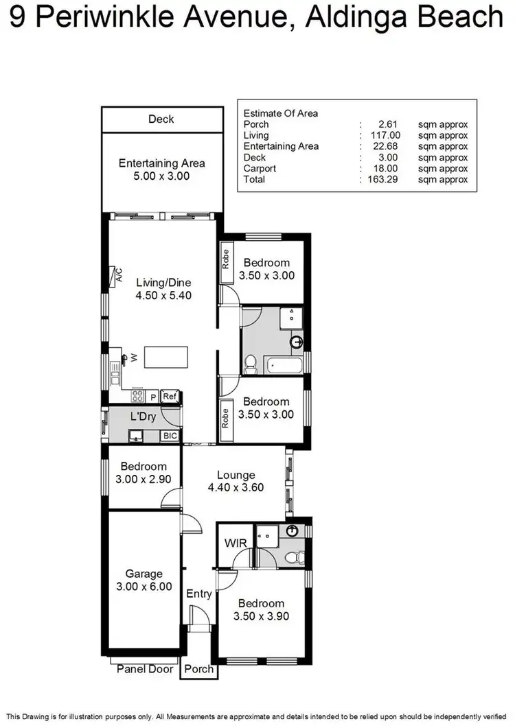 Floorplan of Homely house listing, 9 Periwinkle Drive, Aldinga Beach SA 5173